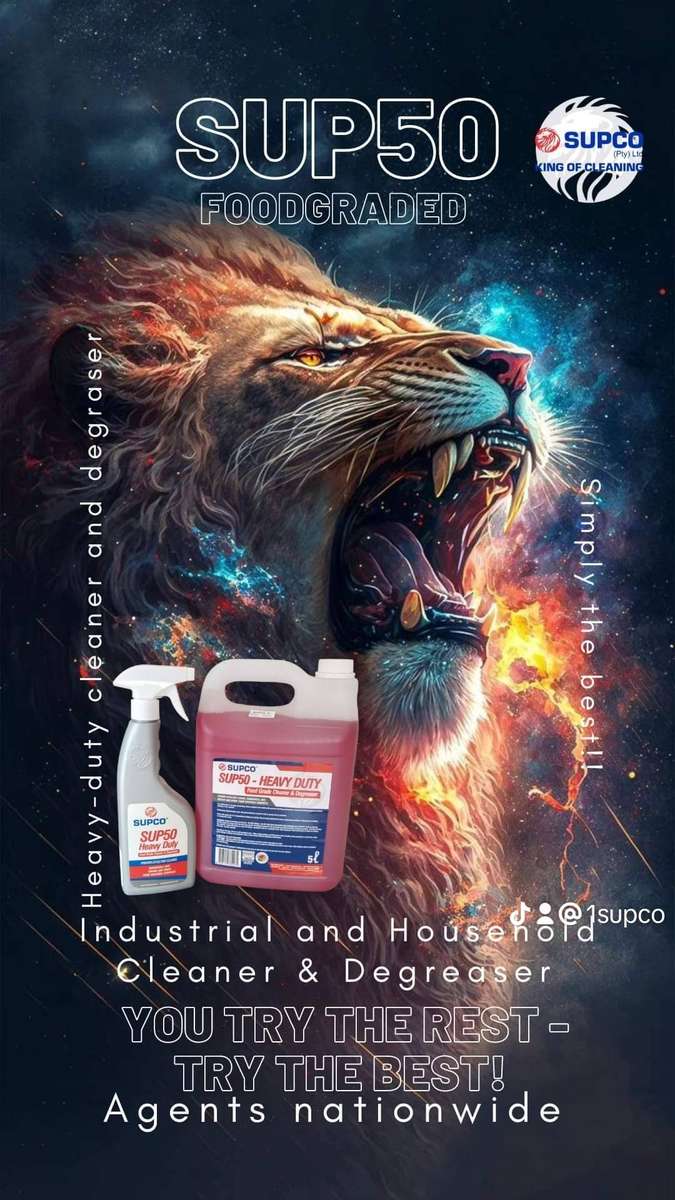 SUPCO SUP50 5L Heavy Duty Food Grade Cleaner and Degreaser