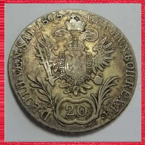 Austria, Franz II, Silver 20-Kreuzer of 1805