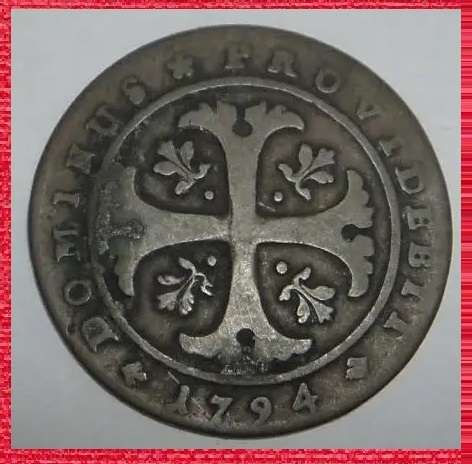 Switzerland, Bern, Half Batzen of 1794