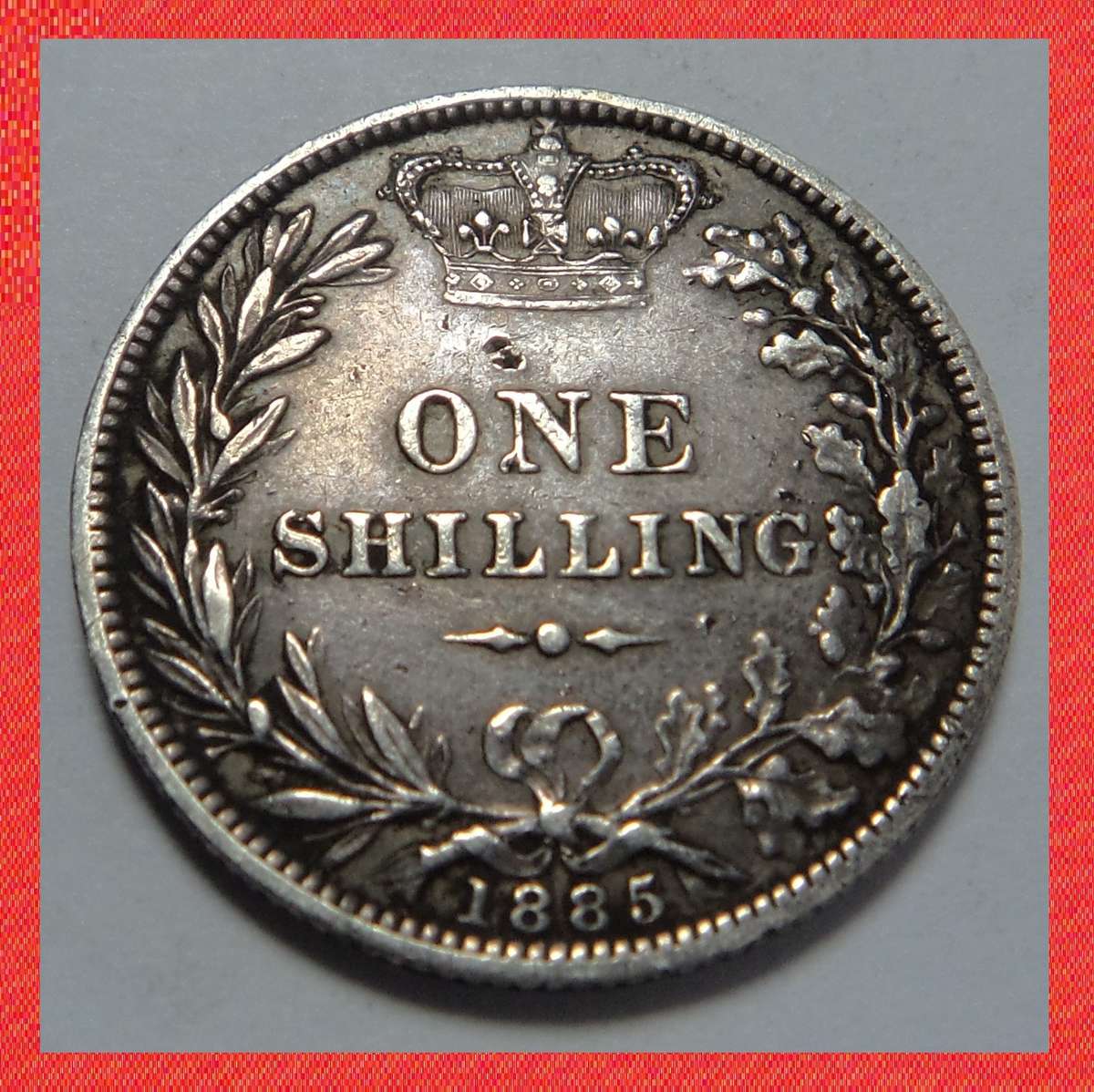 Crazy R1 Start! Great Britain Shilling 1885