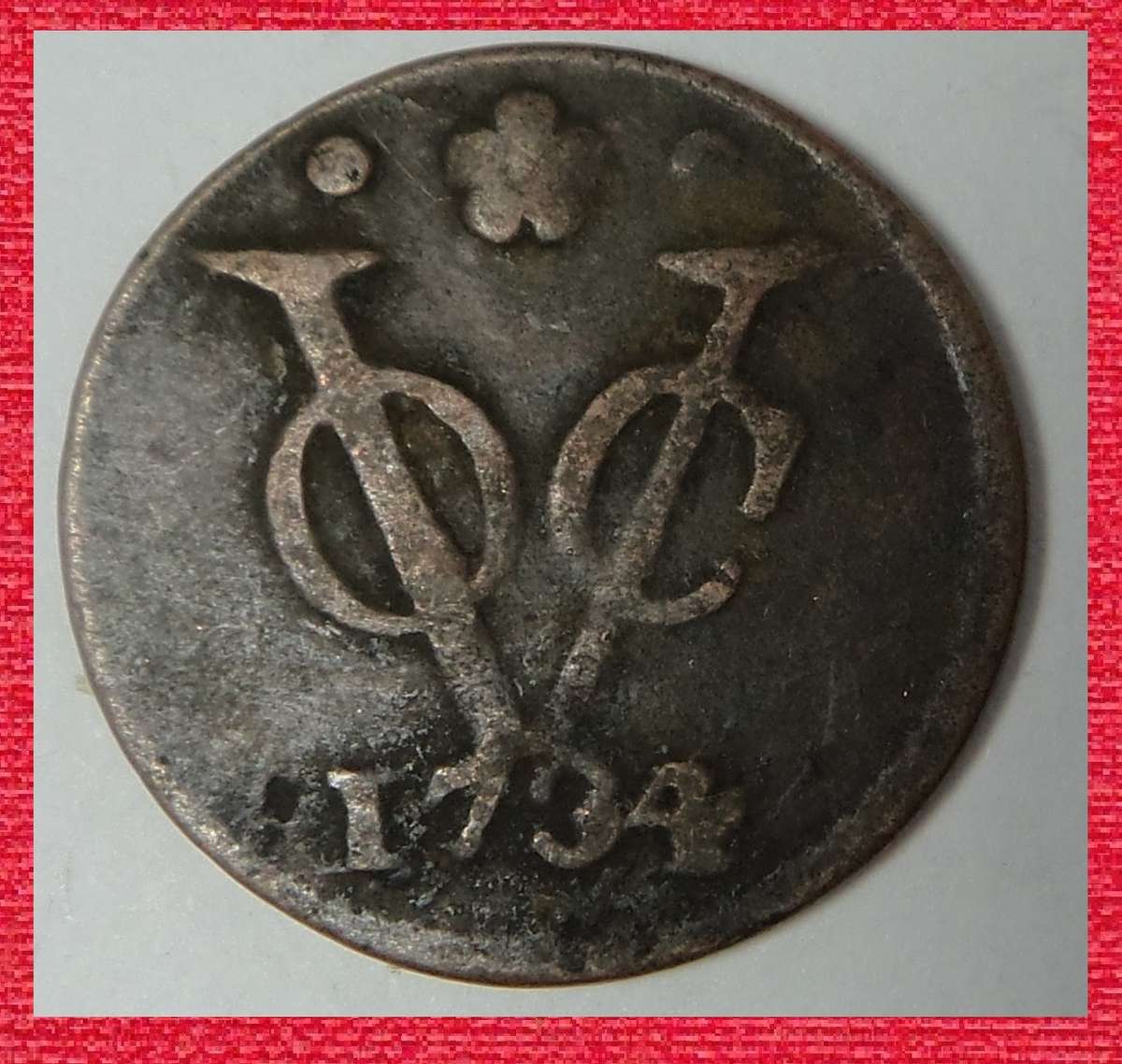 Dutch East India Company (VOC) Doit: Holland 1734