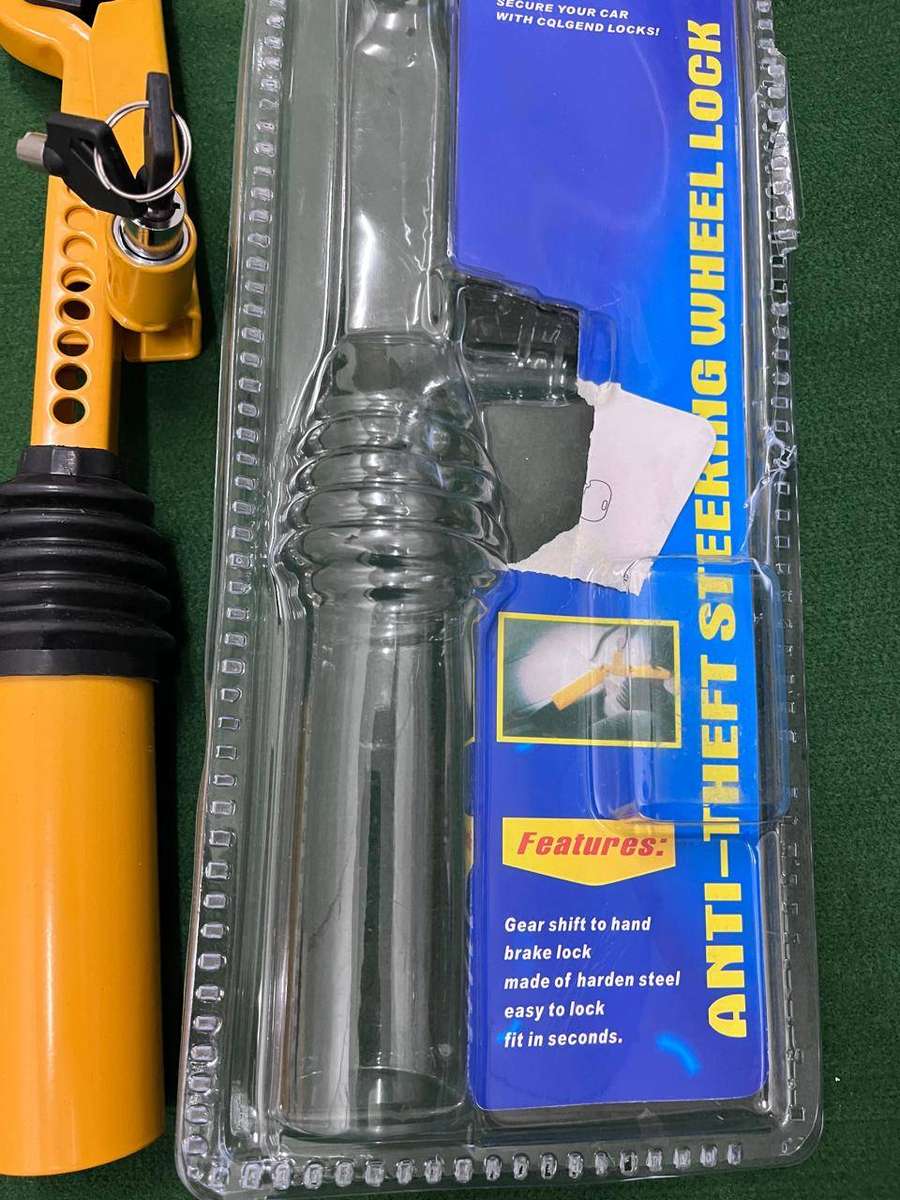 Car anti theft steering wheel lock - never been used. Excellent condition