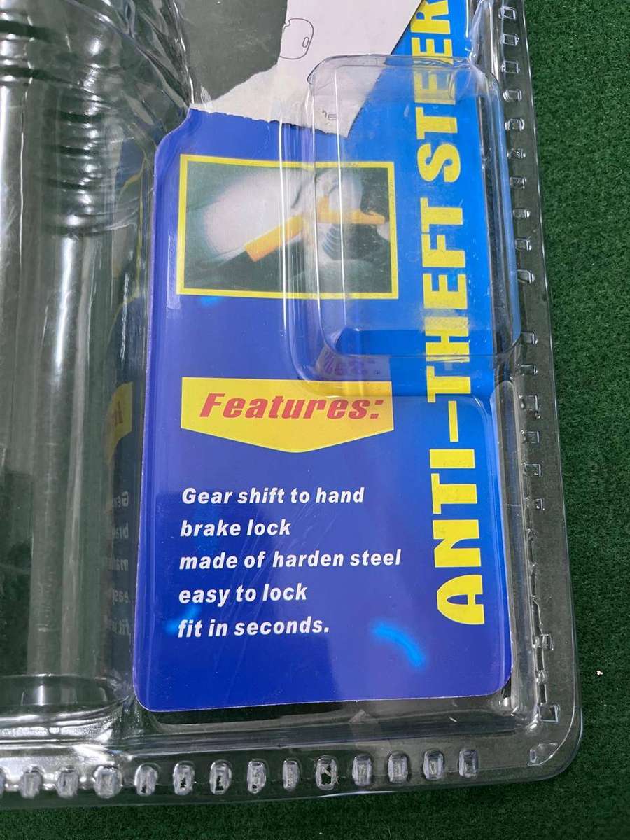 Car anti theft steering wheel lock - never been used. Excellent condition