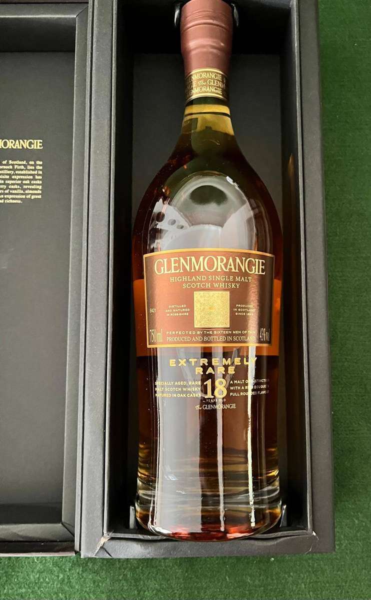 Whisky Glenmorangie Scotch : 18 yr old Extremely Rare Scotch whisky