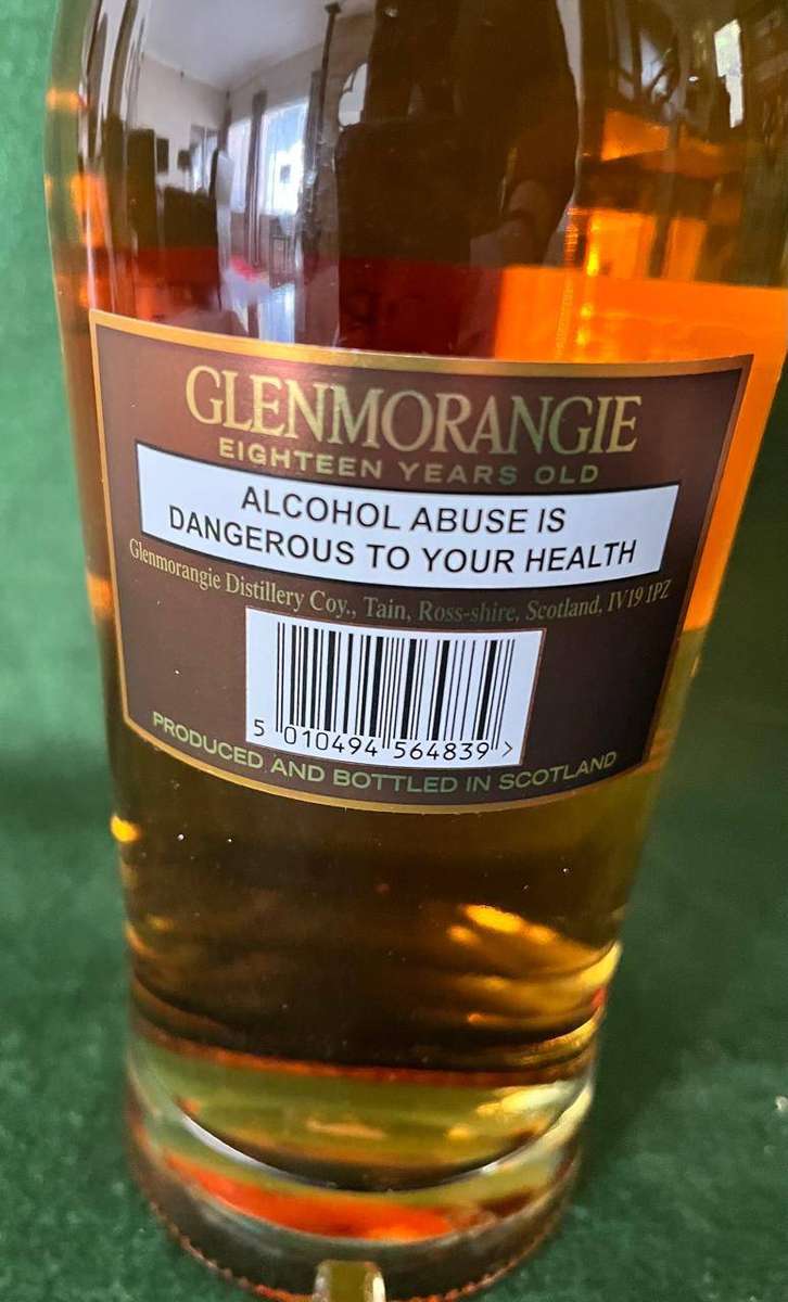 Whisky Glenmorangie Scotch : 18 yr old Extremely Rare Scotch whisky