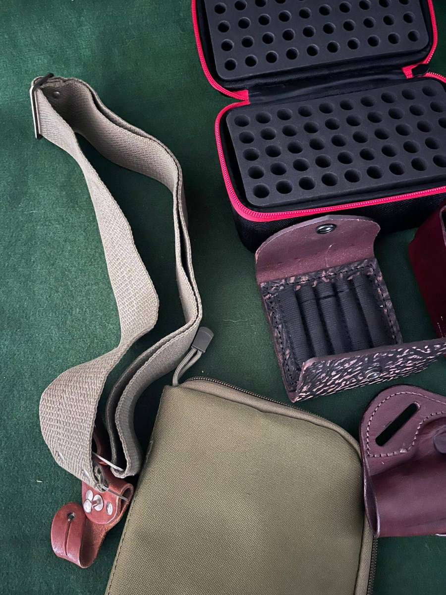 Gun accessories job lot : Ballistics storage items / Gun sock / silencer protector plus - nice items