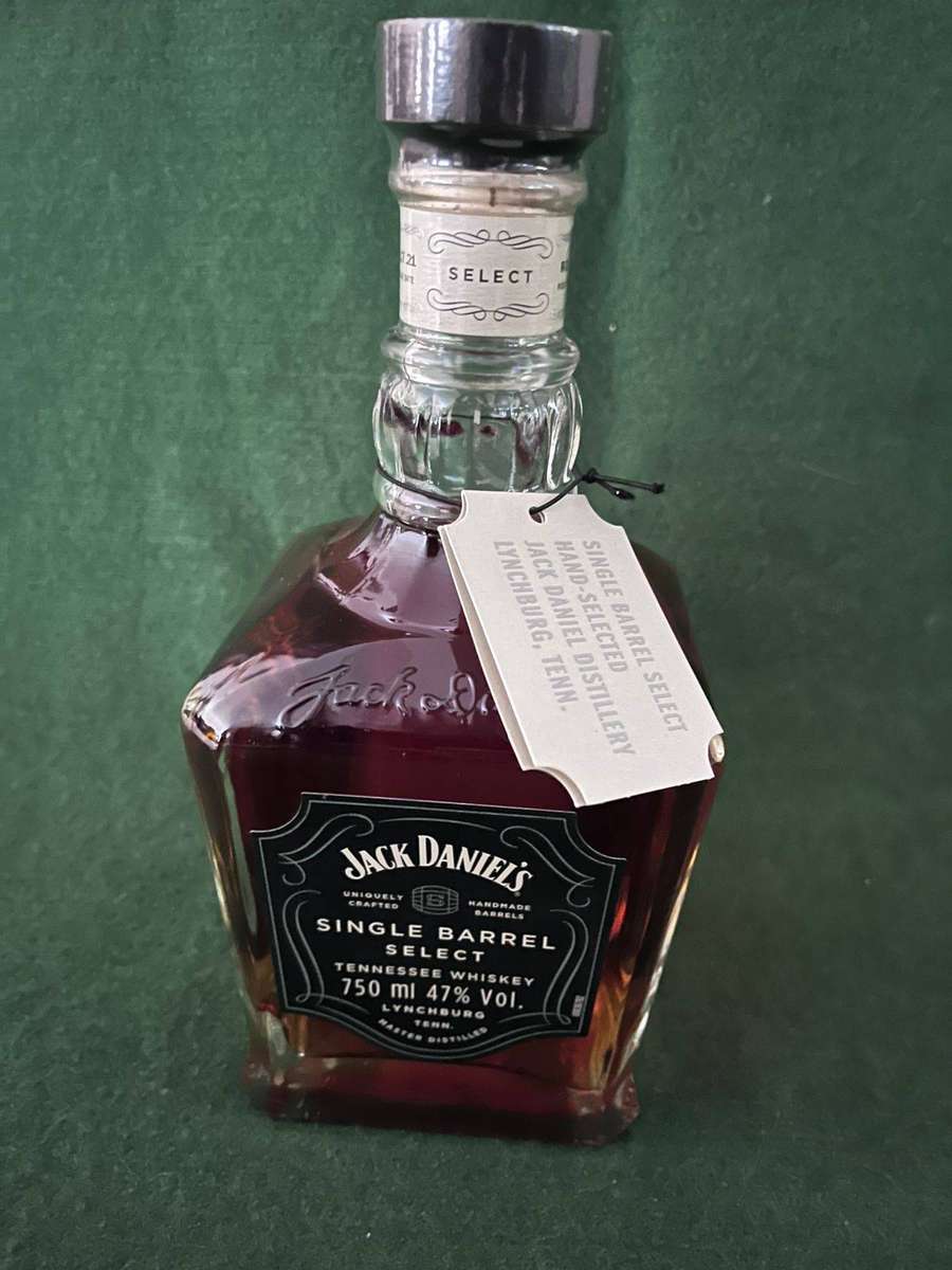 Collectors Bourbon Jack Daniels Single Barrel Select Whisky - Rare Find