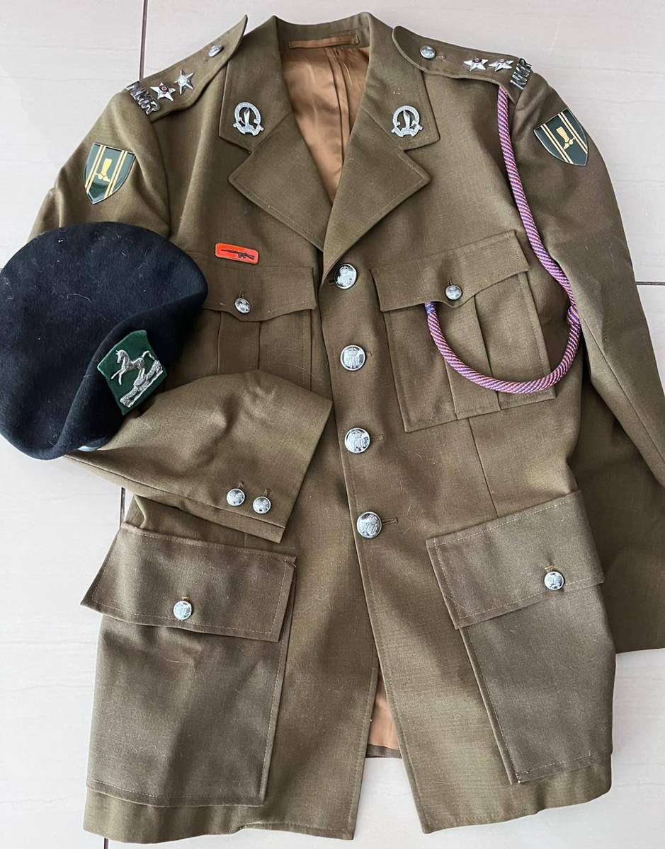 SADF Natal Mounted Rifles Tunic with Beret and Extras - Complete