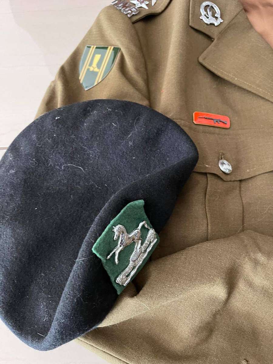 SADF Natal Mounted Rifles Tunic with Beret and Extras - Complete
