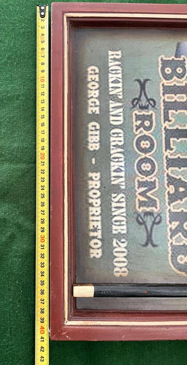 Bar Billard Pool Sign