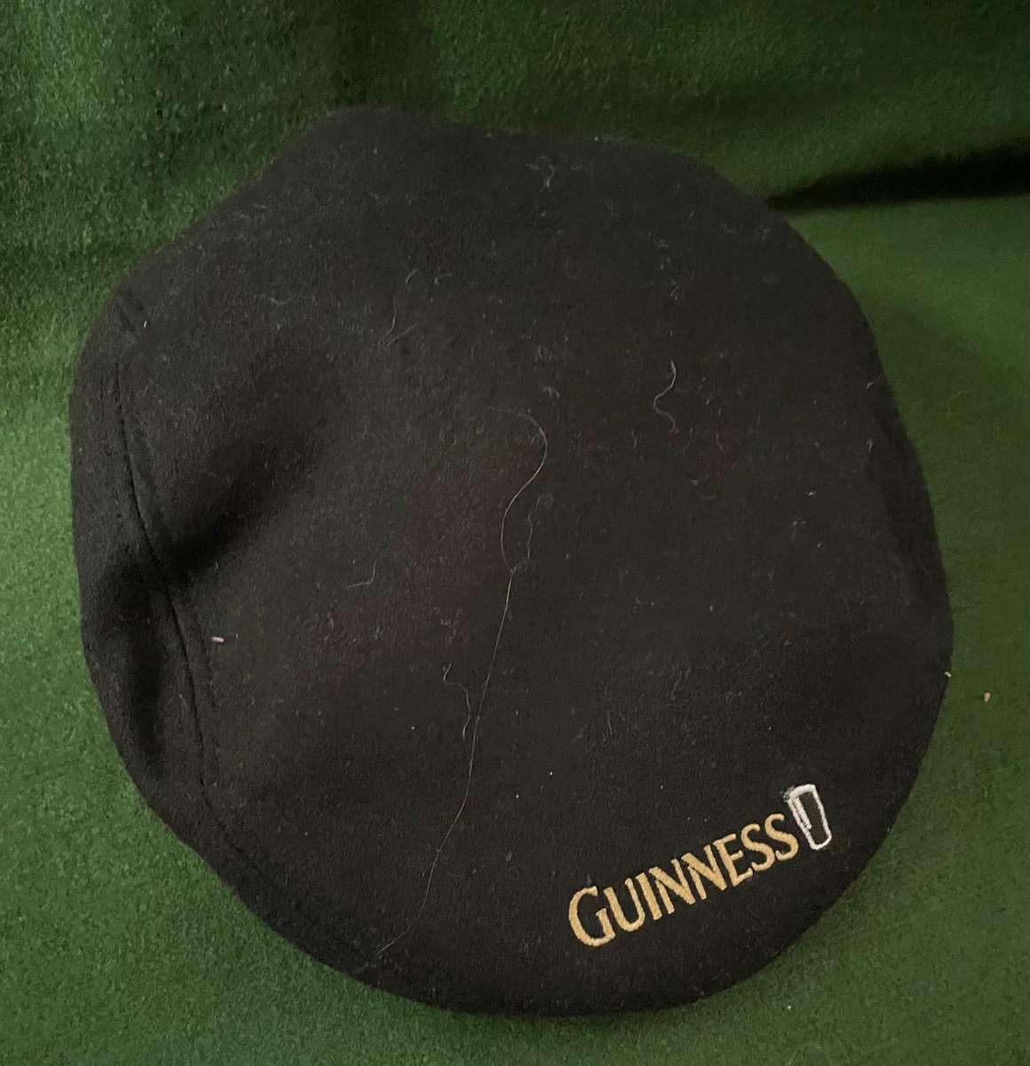 Guiness Flat Cap "News Boy" style hat - Genuine McCoy...one size fits all.