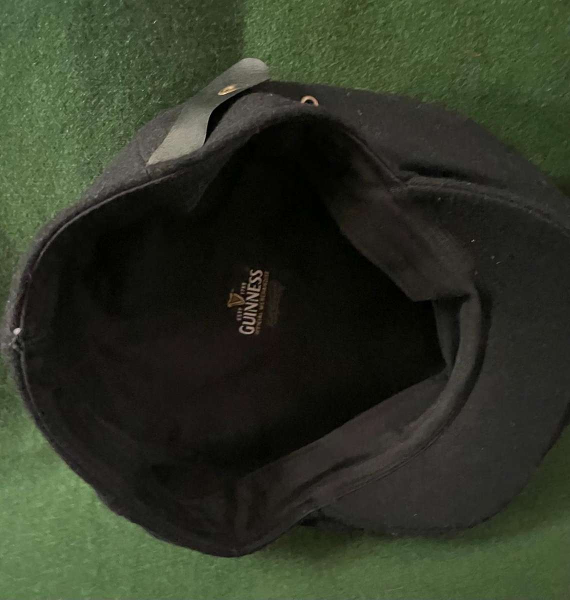 Guiness Flat Cap "News Boy" style hat - Genuine McCoy...one size fits all.