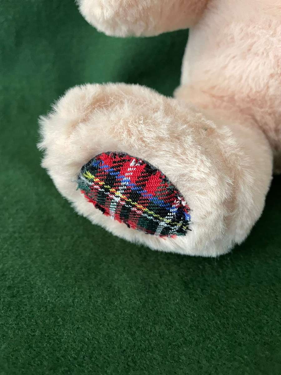 Teddy Bear - Fluffy Tartan Teddy Beer - In Awesome condition