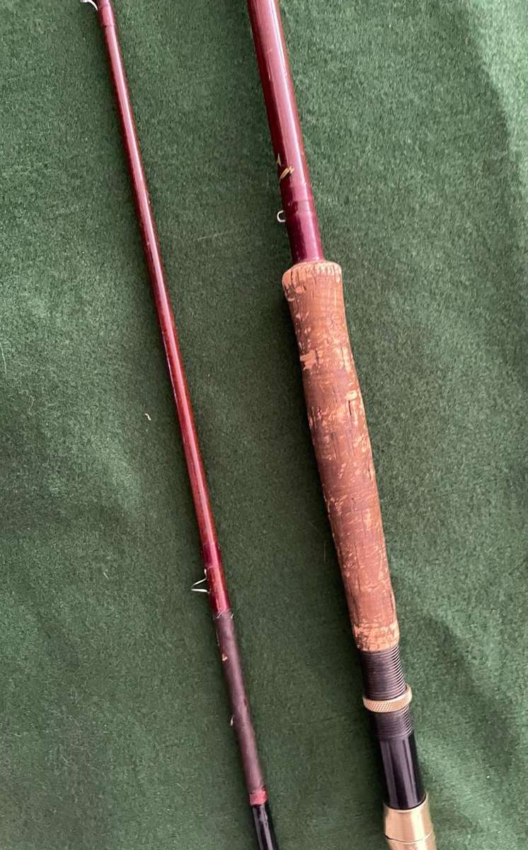 Flyfishing Rod : OLD "Antique look"  two piece flyfishing rod - nice collectors piece