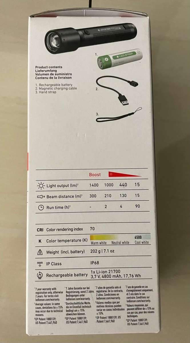 Ledlenser P7R Core Rechargeable Torch