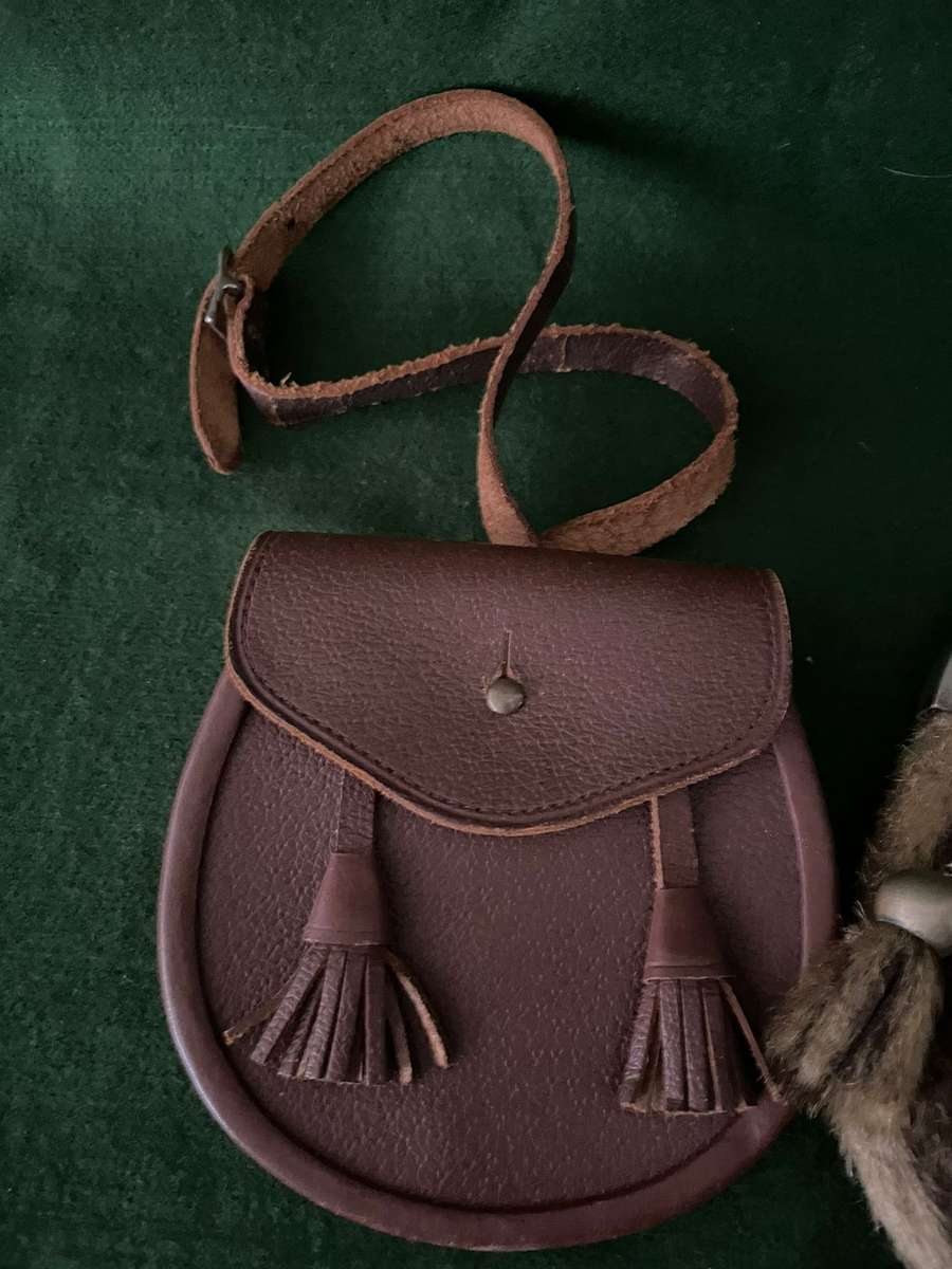 Scottish Sporrans : Vintage Dress Sporran and Kids leather sporran