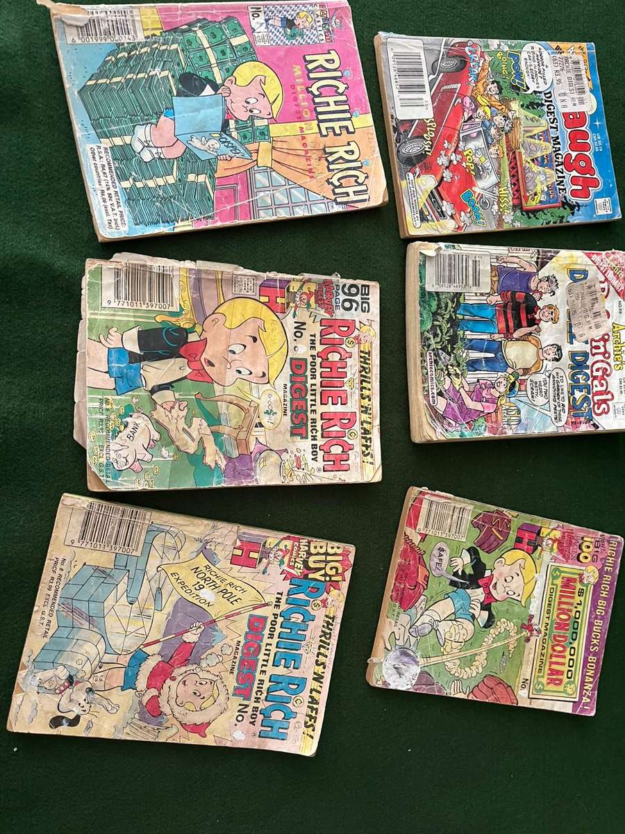 Comics : Archie & Jughead / Richie Rich comics - these are a blast from the past - good condition