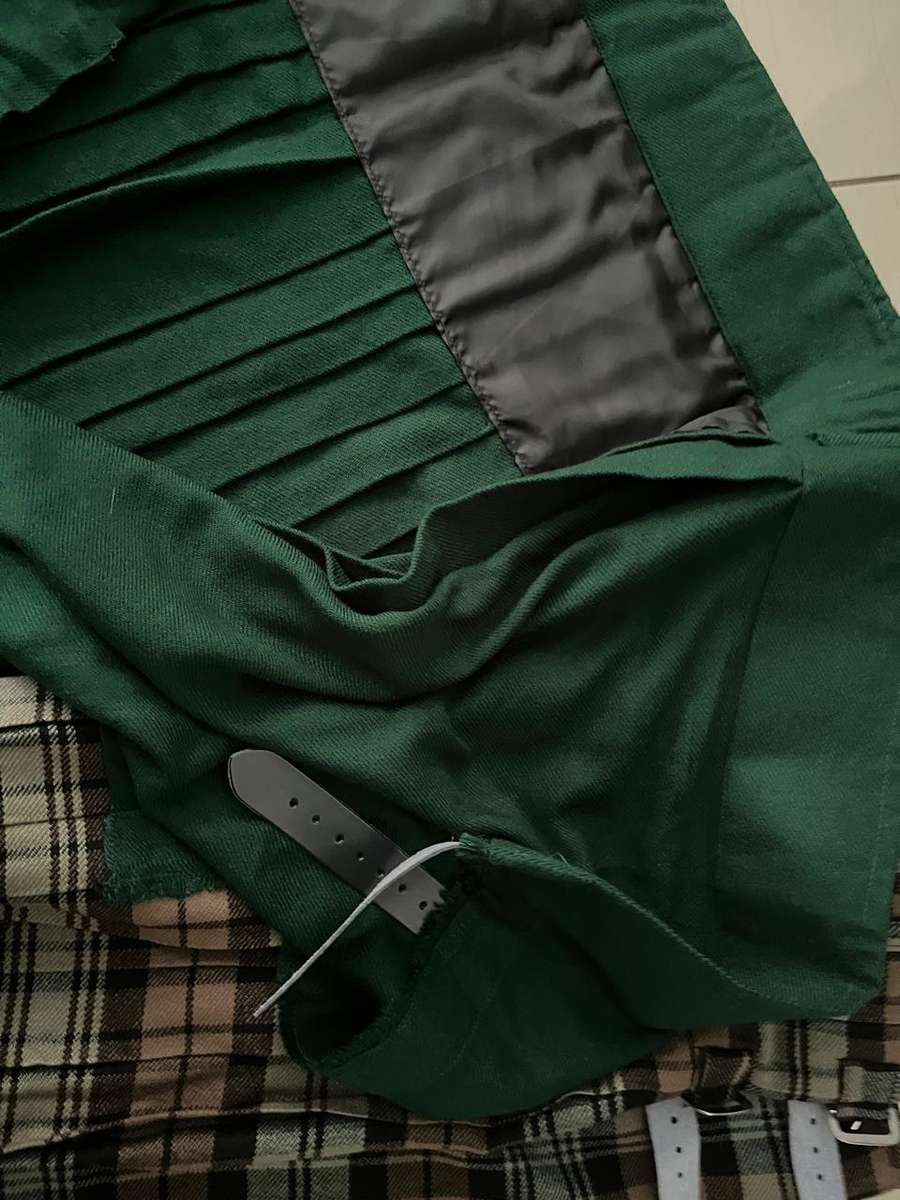 Scottish Kilts : 2 x Value light weight kilts size 38 / 40 waist / 24" length  - great condition