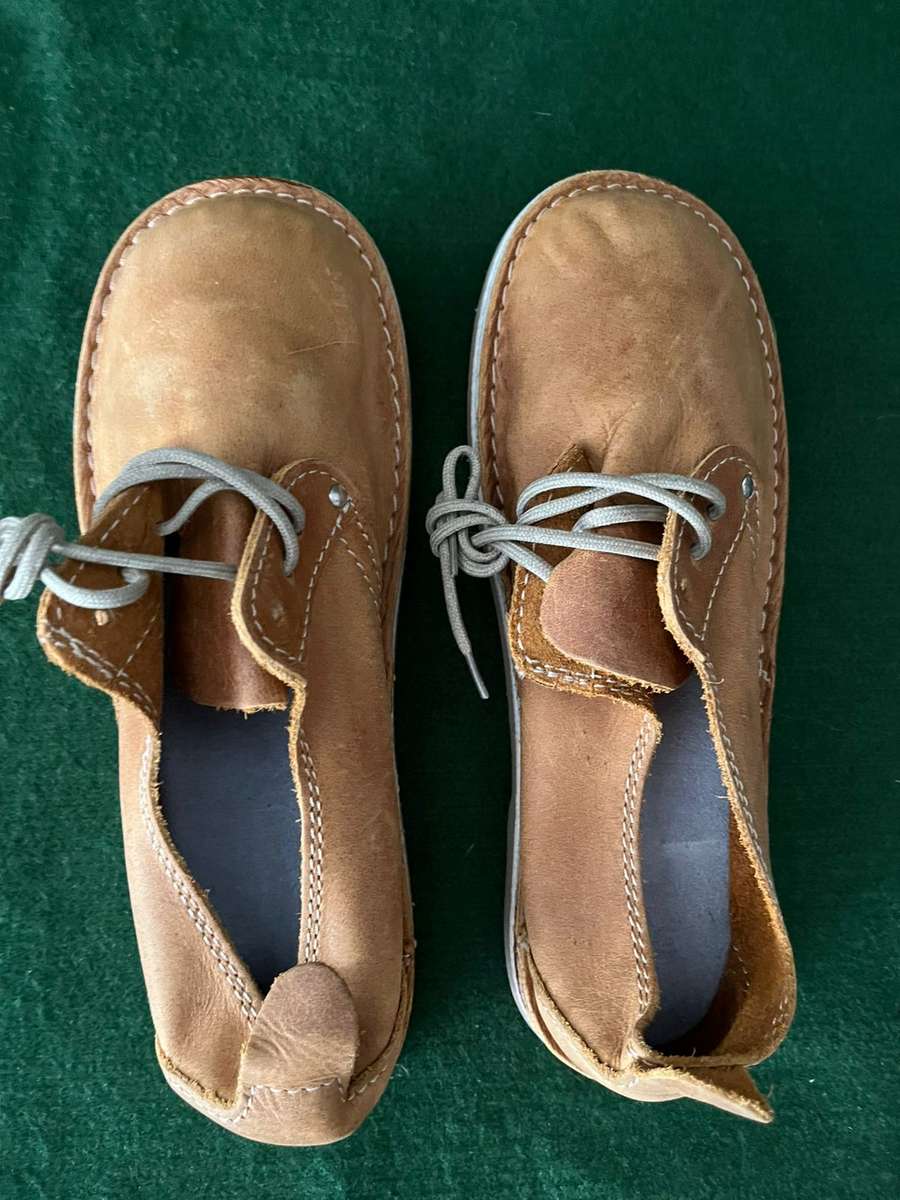 Ladies Leather veldskoen shoes : Brand new never been worn - size 6 - handmade in Namibia