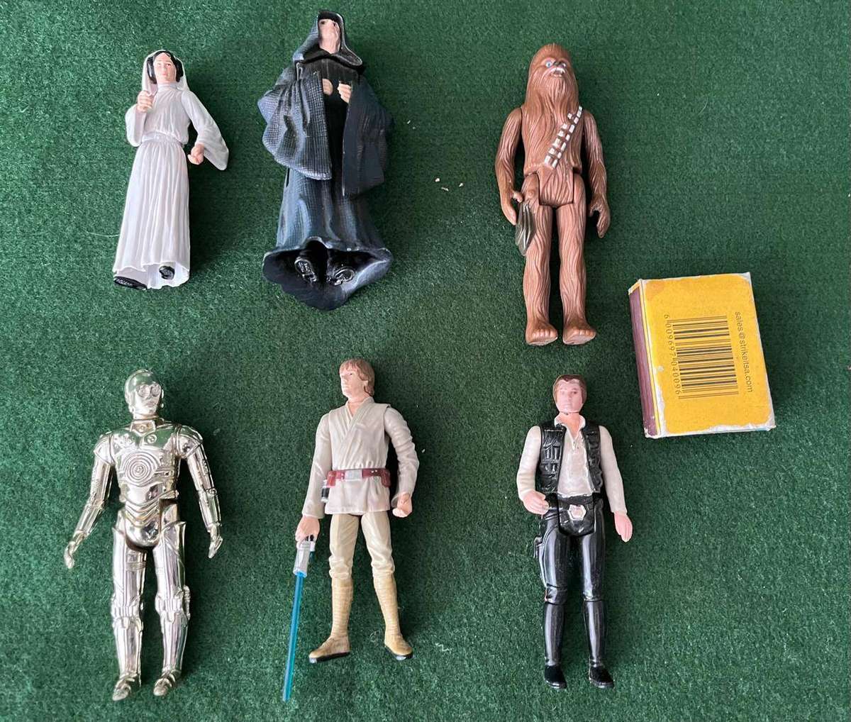 Star Wars Toy Figurines : Old items : 6 characters - collectors pieces