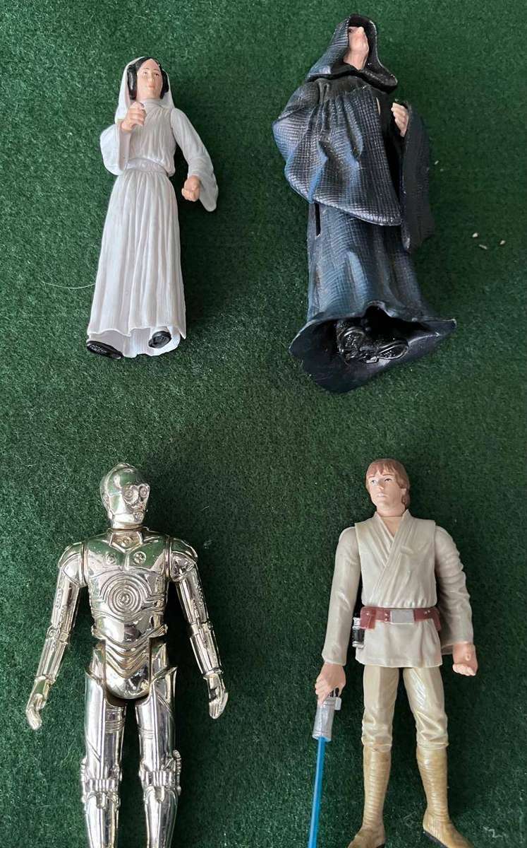 Star Wars Toy Figurines : Old items : 6 characters - collectors pieces