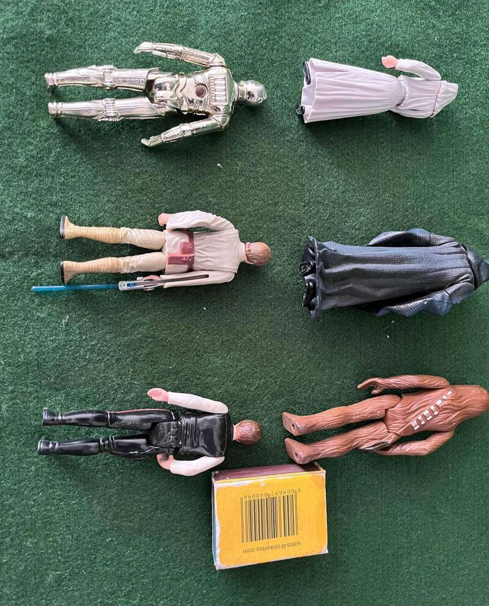Star Wars Toy Figurines : Old items : 6 characters - collectors pieces