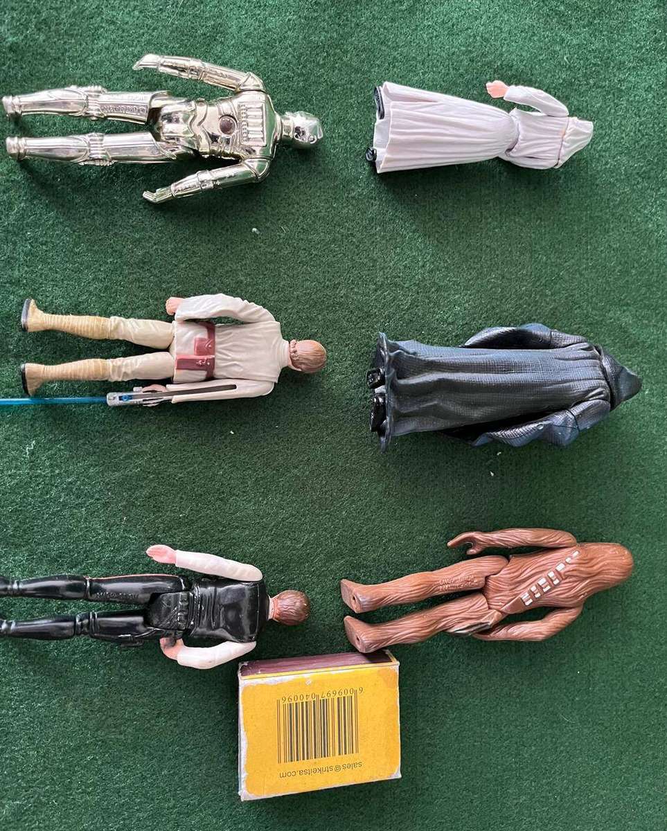 Star Wars Toy Figurines : Old items : 6 characters - collectors pieces