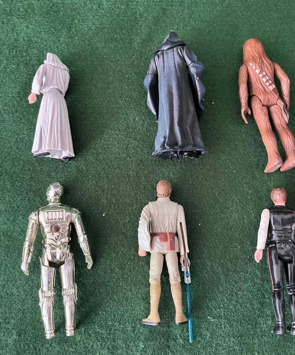 Star Wars Toy Figurines : Old items : 6 characters - collectors pieces
