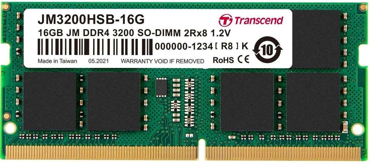 Transcend Jet Memory 16GB DDR4-3200 Notebook Ram
