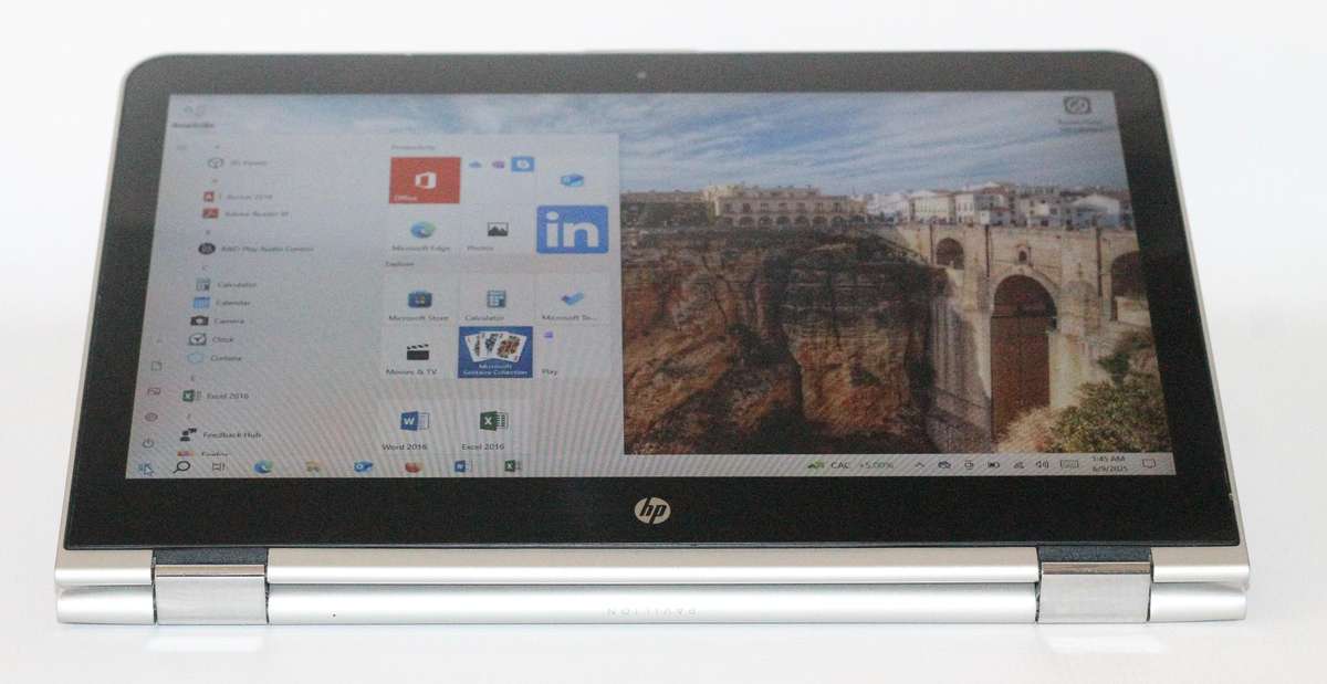 HP PAVILION X360 CONVERTIBLE INTEL CORE I5-7200U @2.50GHZ 8GB RAM - 1TB HDD, 14" FULL HD TOUCH SCREE