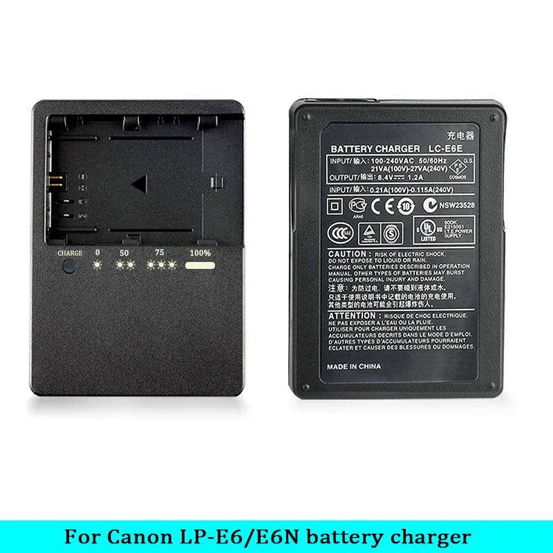 Canon LC-E6 Compact Battery Charger for the LP-E6 Battery Packs