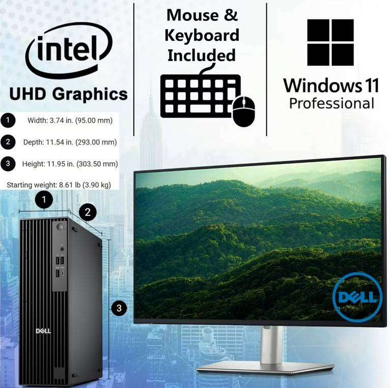 Dell Pro Slim QCS1250 14Th Gen Intel Core i5-14500 Brand New DELL 24