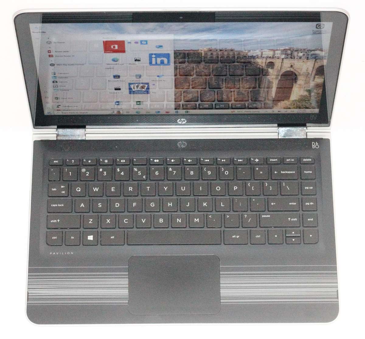 HP PAVILION X360 CONVERTIBLE INTEL CORE I5-7200U @2.50GHZ 8GB RAM - 1TB HDD, 14" FULL HD TOUCH SCREE