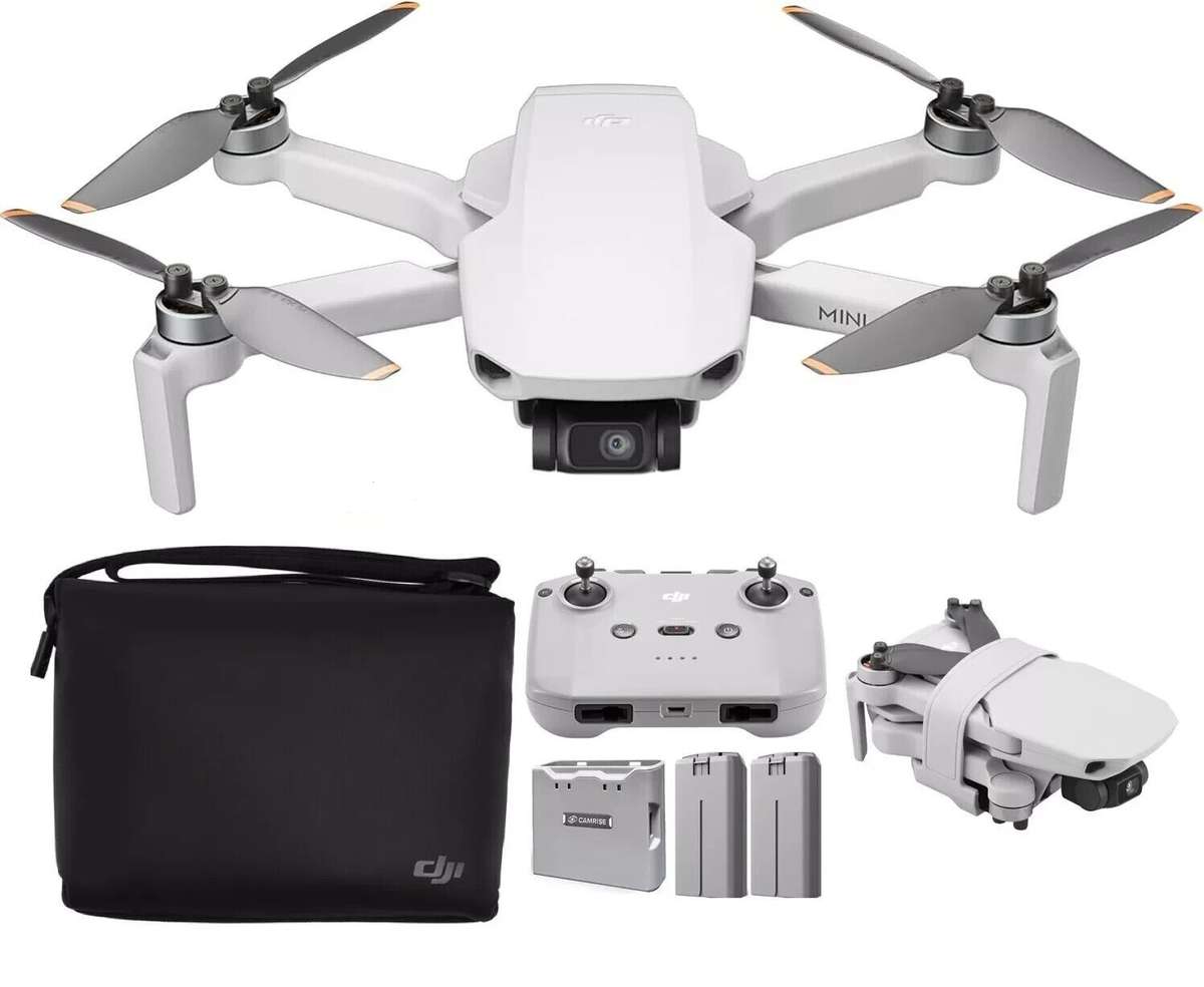 DJI Mini 2 Fly More Combo  Ultralight Foldable Drone, 3-Axis Gimbal with 4K Camera, 12MP