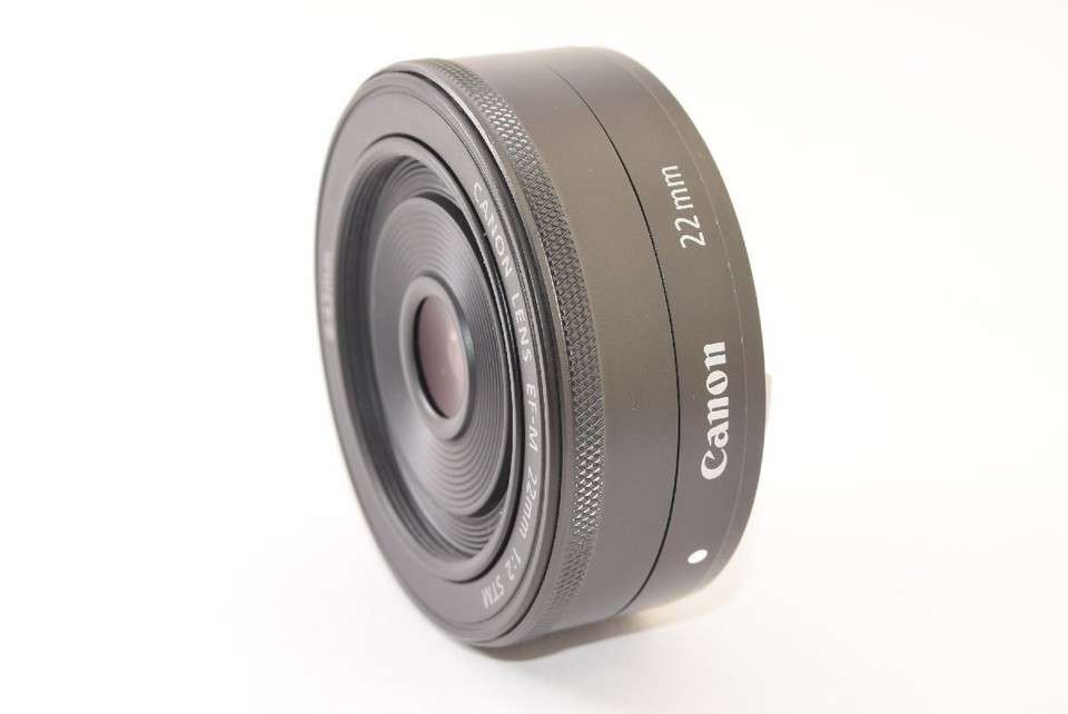 Canon EF-M 22mm f/2 STM Wide Angle Prime Pancake Compact Lens