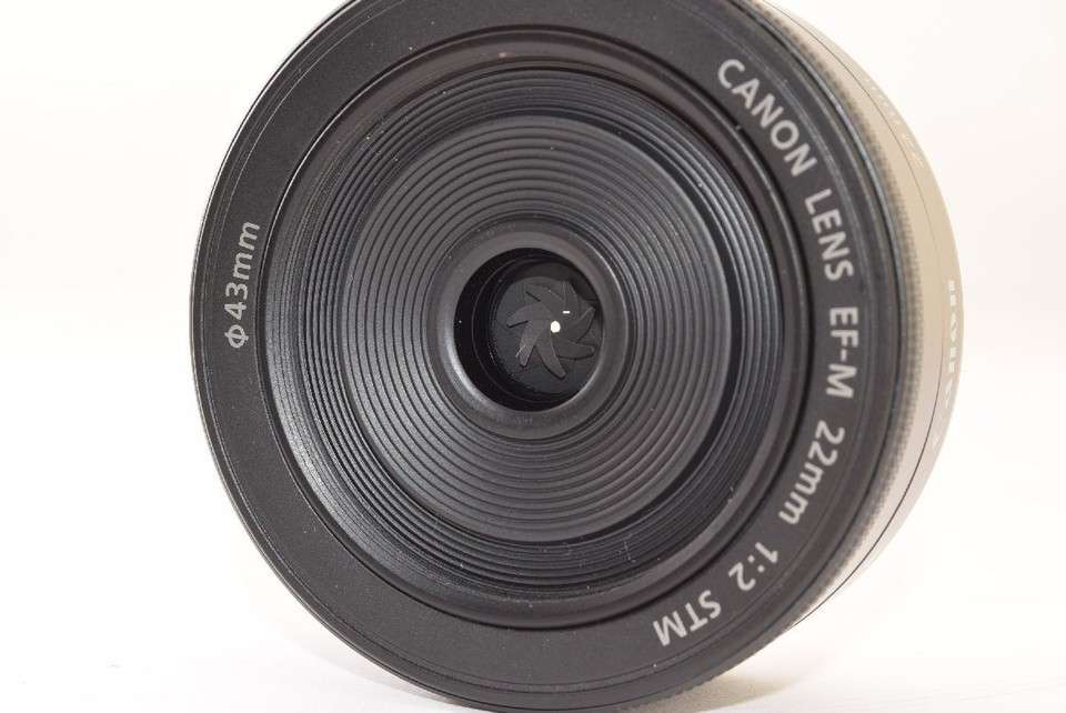 Canon EF-M 22mm f/2 STM Wide Angle Prime Pancake Compact Lens