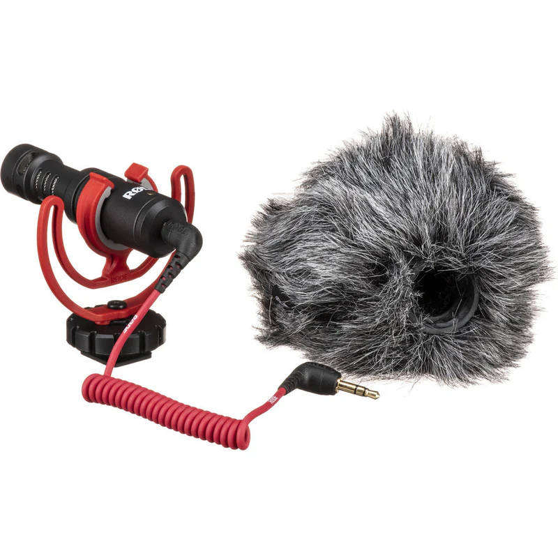 Rode VideoMicro Compact On-Camera Microphone With Deadcat Windshield Cable Mount