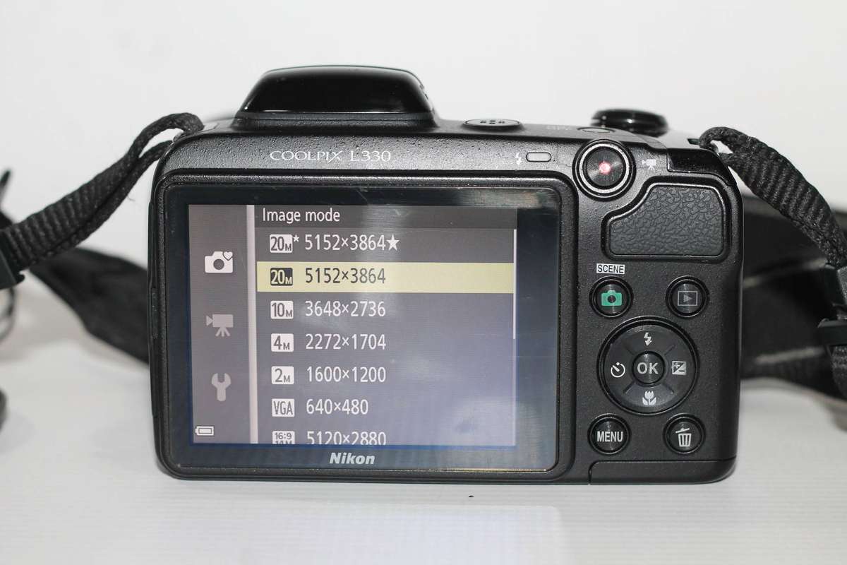 Nikon Coolpix L330 20.2MP Digital Bridge Camera , 26x Zoom -