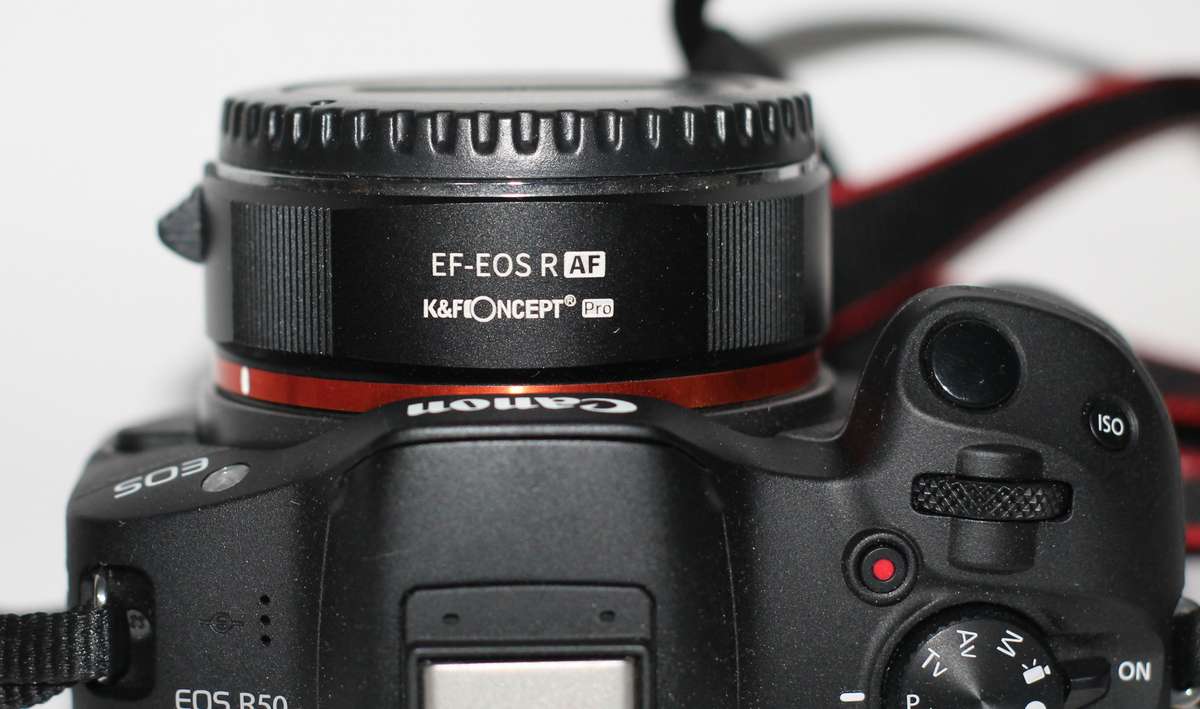 Canon EOS R50 Mirrorless Camera With EF-EOS R AF ADAPTER