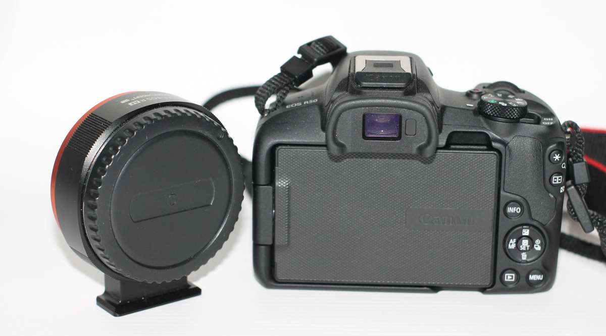 Canon EOS R50 Mirrorless Camera With EF-EOS R AF ADAPTER