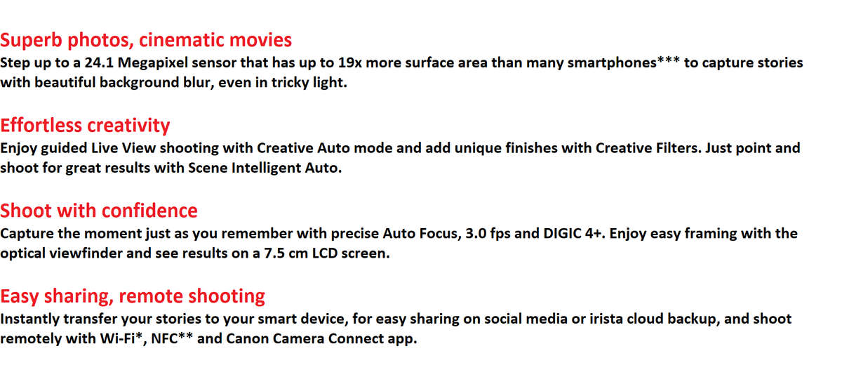 Canon EOS 2000D 24MP DSLR, FULL HD MOVIES , 18-55MM ZOOM LENS IN Brand new CONDITION, BOXED AND BAG