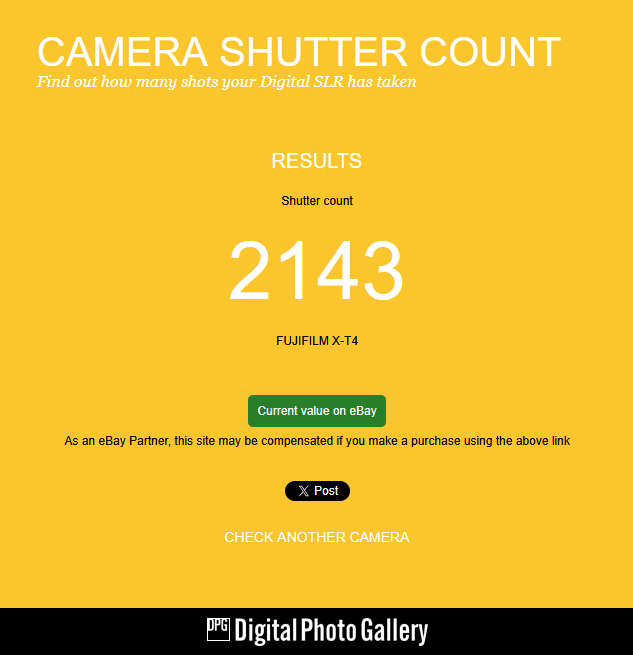 Fujifilm X-T4 Mirrorless Digital Camera (Black) (Body Only) Low Shutter count 2150