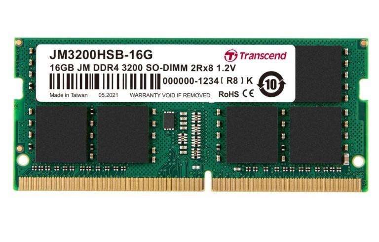 Transcend Jet Memory 16GB DDR4-3200 Notebook Ram