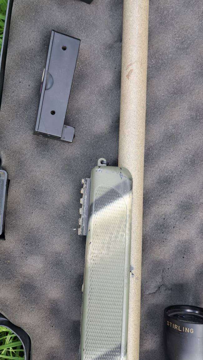 Airsoft Bolt Action, scope & magazine