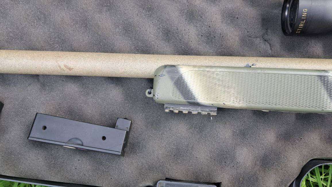 Airsoft Bolt Action, scope & magazine