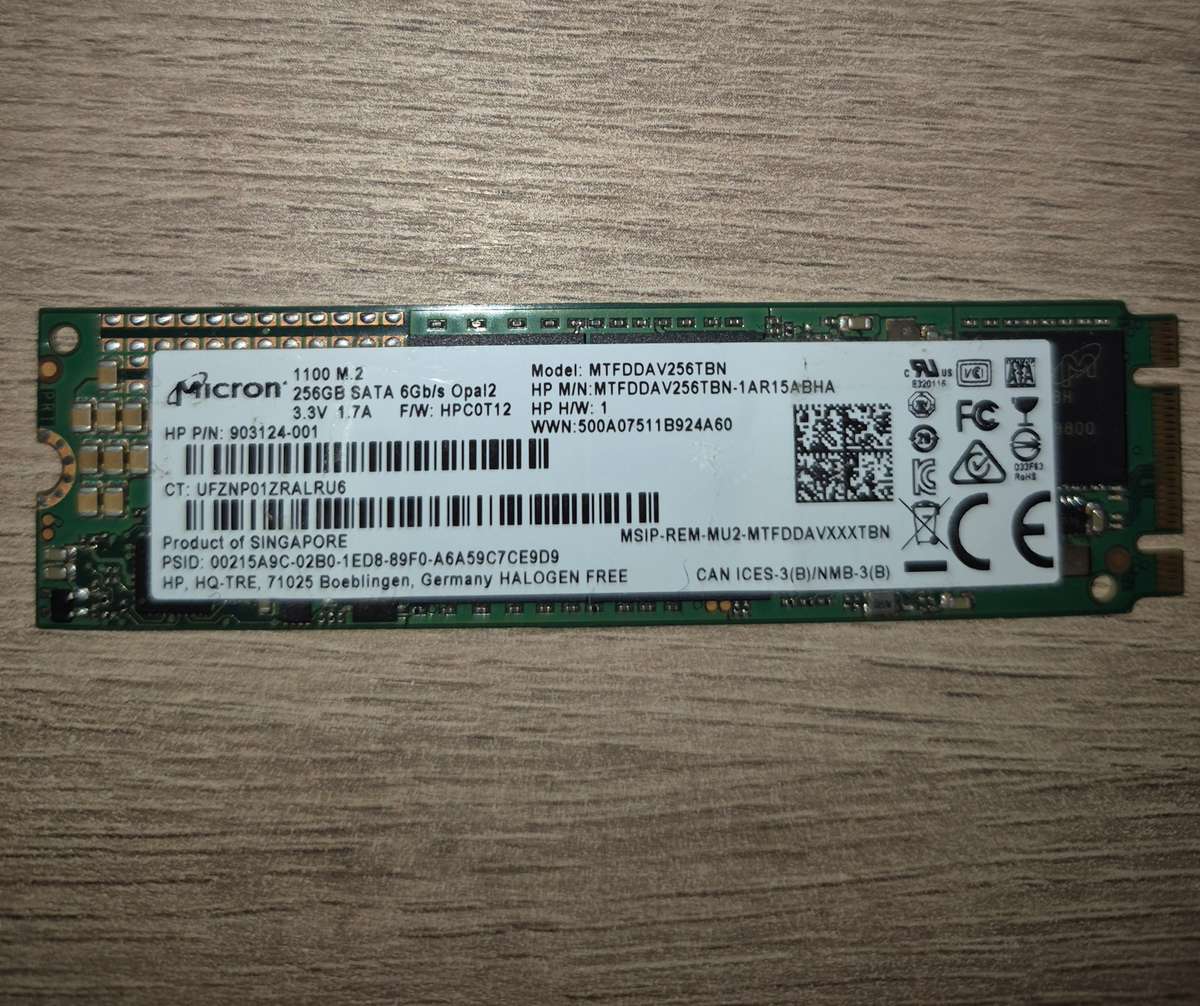 Micron SSD | 256GB | M.2