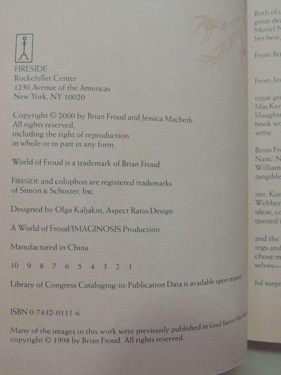 The Faeries' Oracle:Working with Fairies Find Insight, Wisdom & Joy - Brian Froud, Book Only