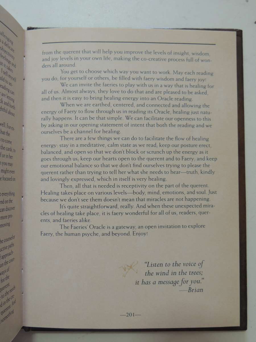 The Faeries' Oracle:Working with Fairies Find Insight, Wisdom & Joy - Brian Froud, Book Only