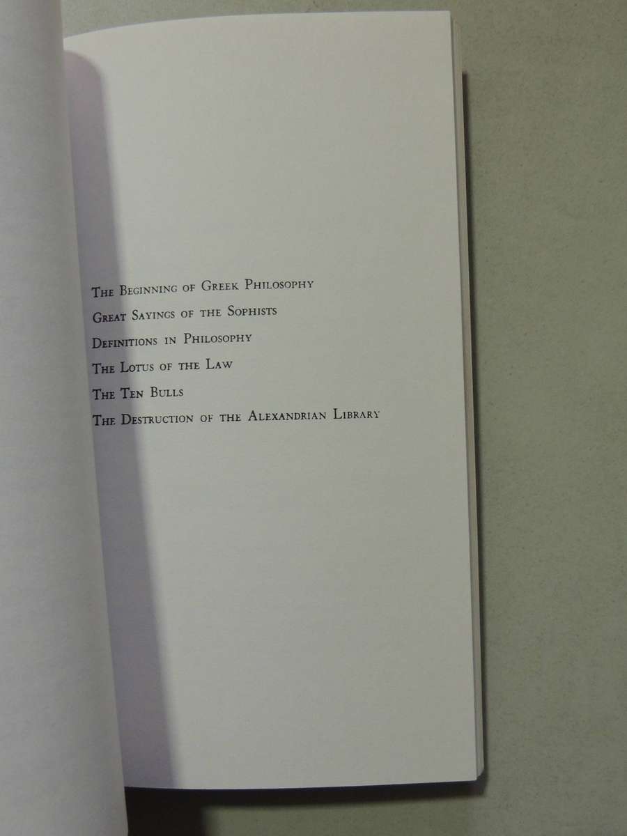 First Principles of Philosophy- Manly P. Hall   Pub1963, 4th printing