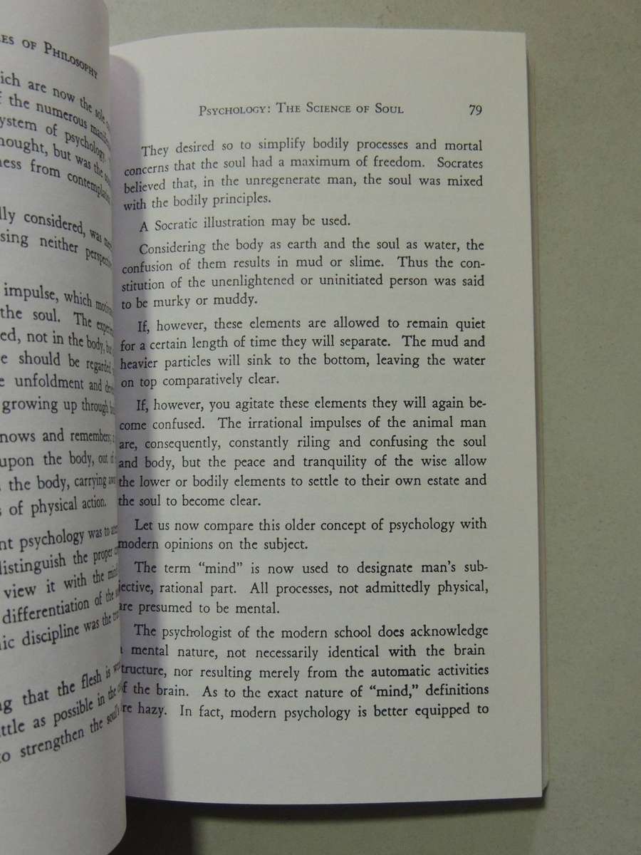 First Principles of Philosophy- Manly P. Hall   Pub1963, 4th printing